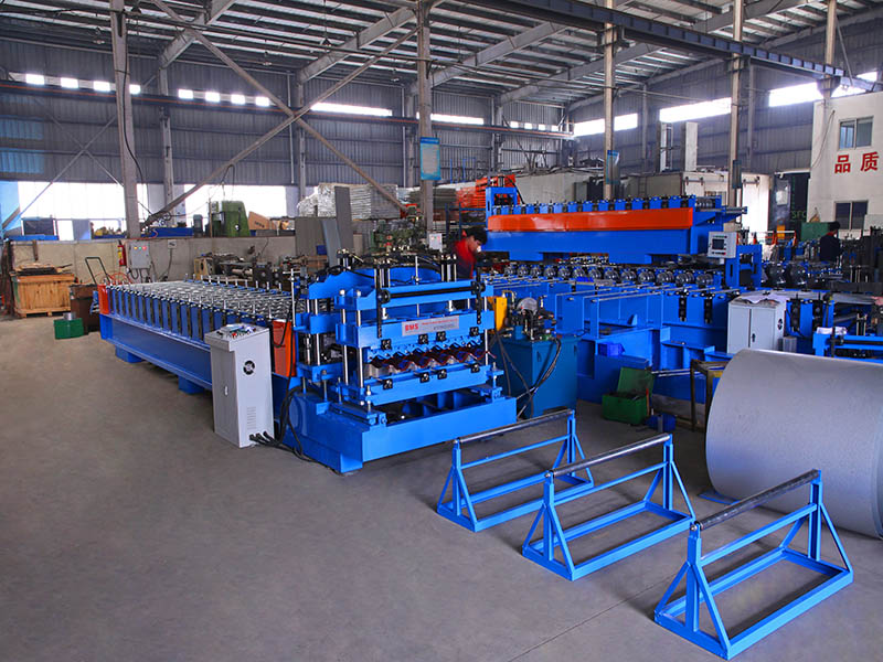 Glazed tile roof roll forming machine 